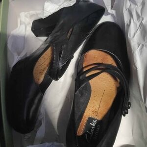 Clarks Women's Classic Black Heels